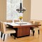 Westinghouse Barnwell LED 5-Light Chandelier, Dimmable, 6.5W, Textured Iron, Barnwood Finish, Clear Hammered Glass 6133100 - alternate 4